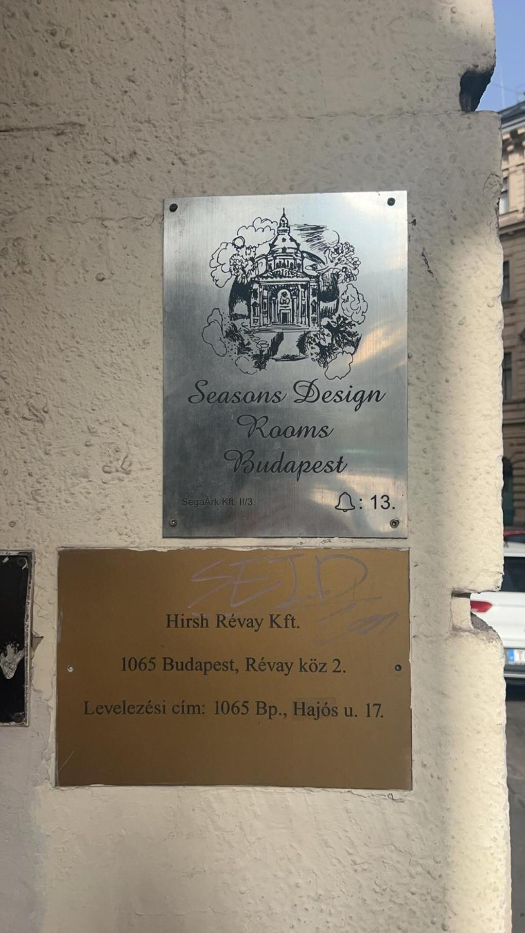 Seasons Design Rooms Budapeszt Zewnętrze zdjęcie